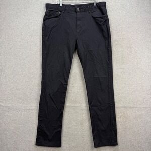 English Laundry Brixton Pants Mens 40x36 Navy Straight Leg‎ 5-Pocket Trousers